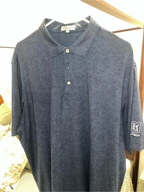 Peter Millar Men's Blue Polo Shirt (TPC Sawgrass)